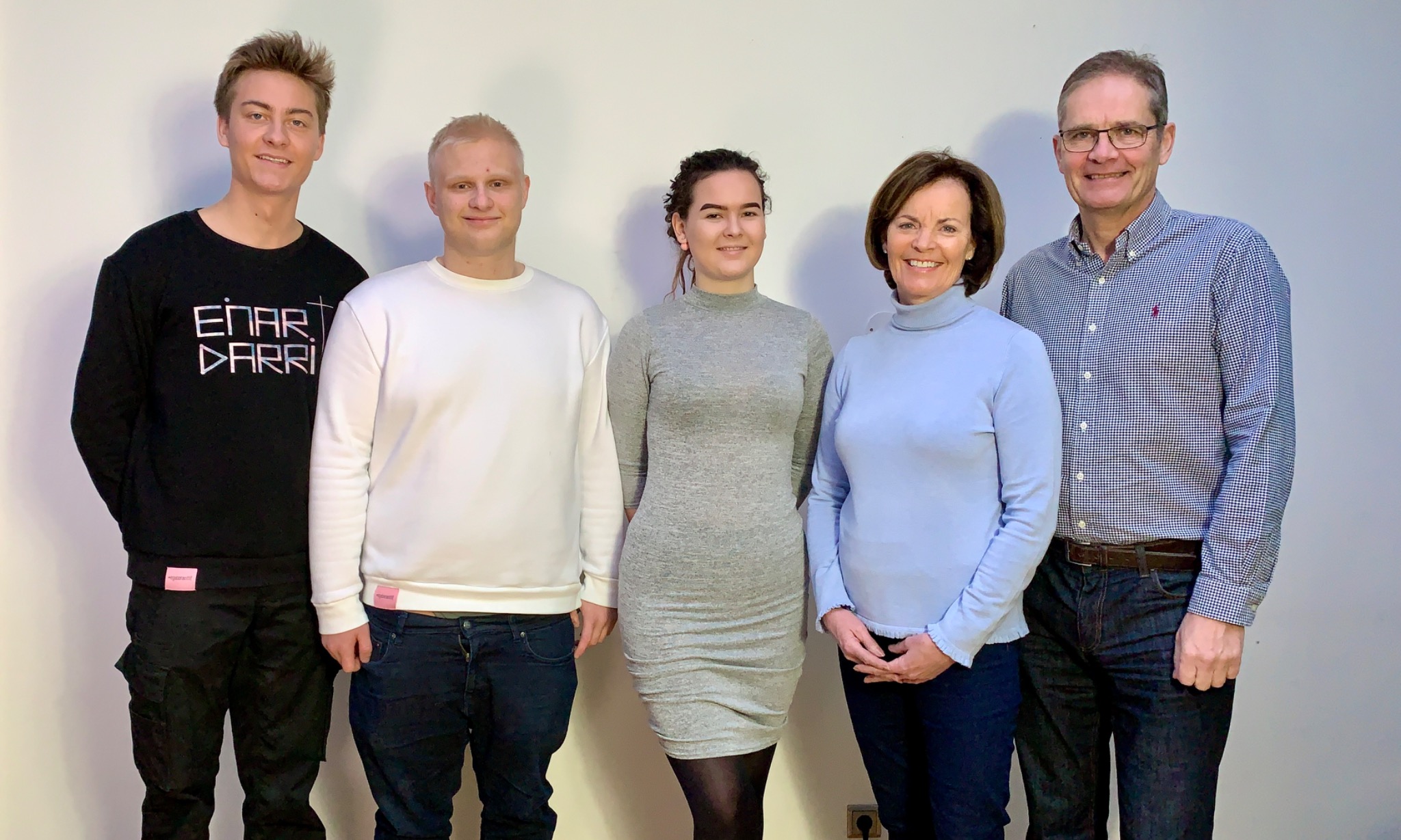 The SEK group with Ásdís Rósa and Kristján Gíslason